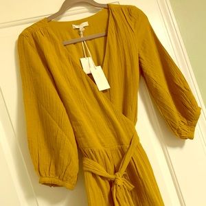 Voloshin Louisa Gauze Wrap Dress Size XS NWT